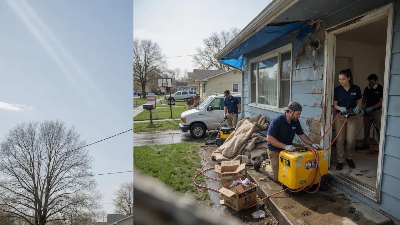 Basement Flood Cleanup in Pleasant Plains, AR near me